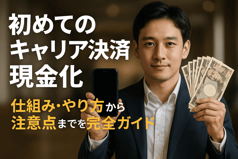 初めてのキャリア決済現金化｜仕組み・やり方から注意点までを完全ガイド
